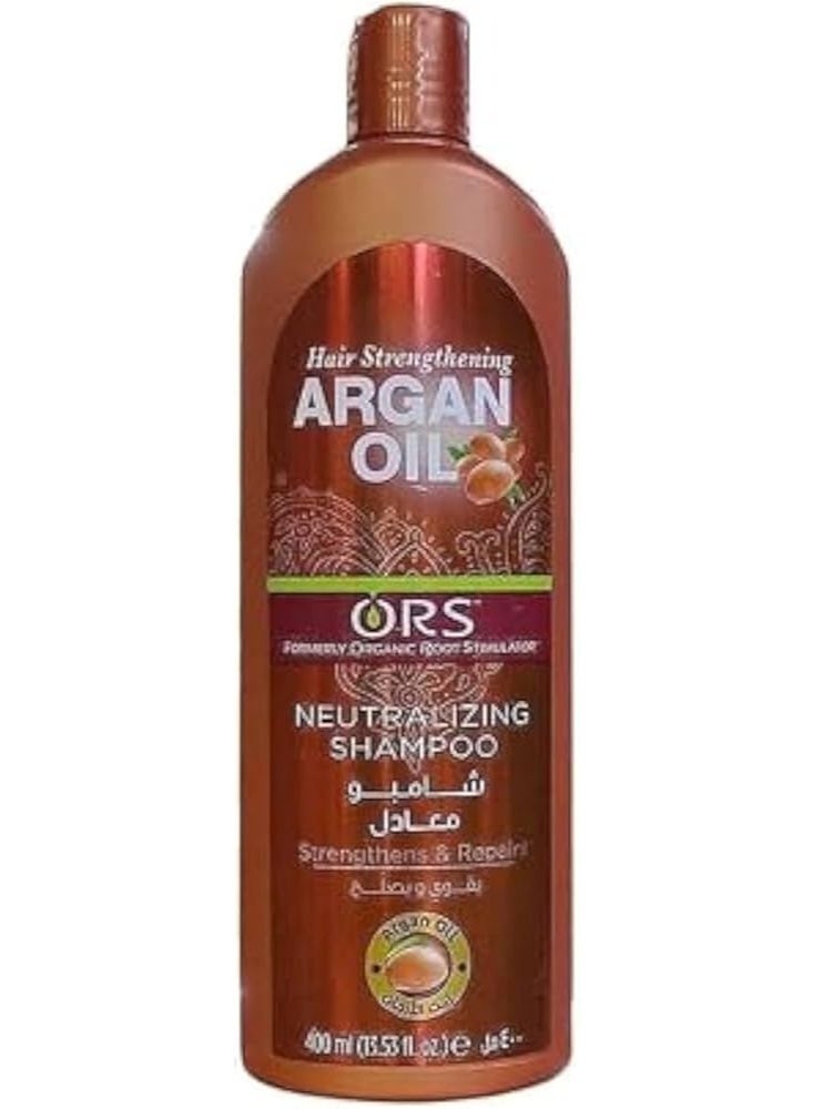 ORS Neutralizing Shampoo Hair Strengthening with Argan Oil 400ml - Image 1